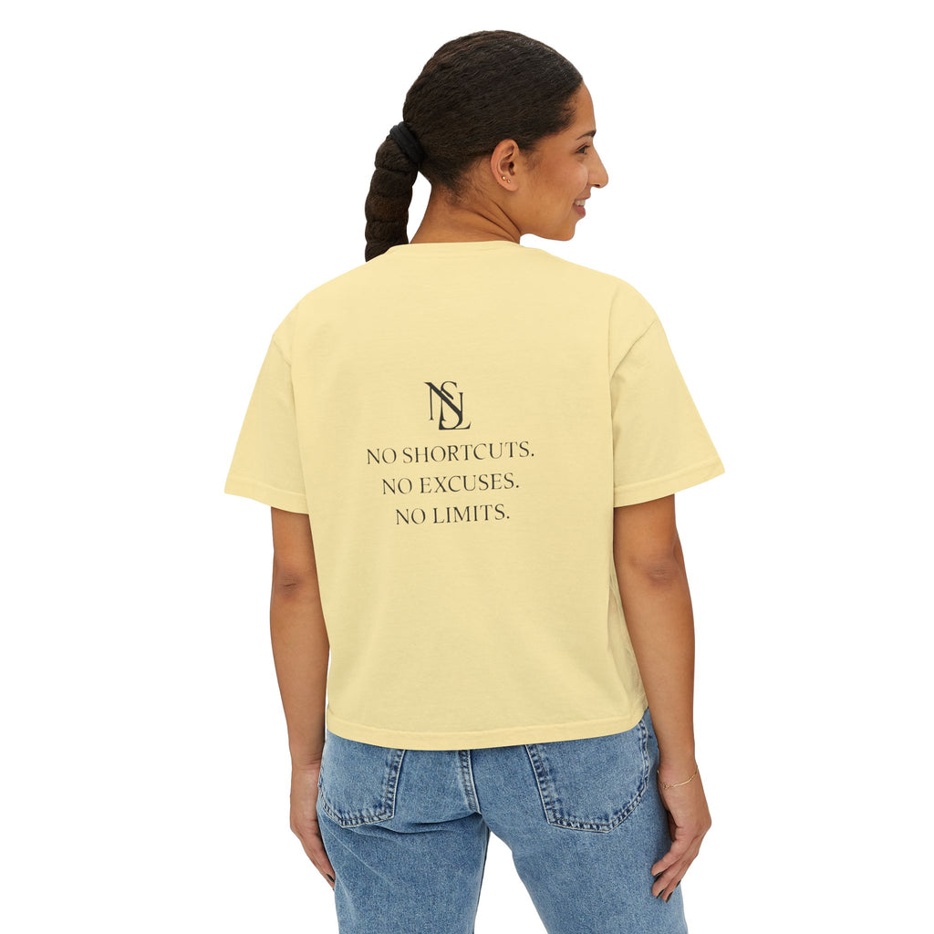 EARN IT DAILY — Garment-Dyed Boxy Tee
