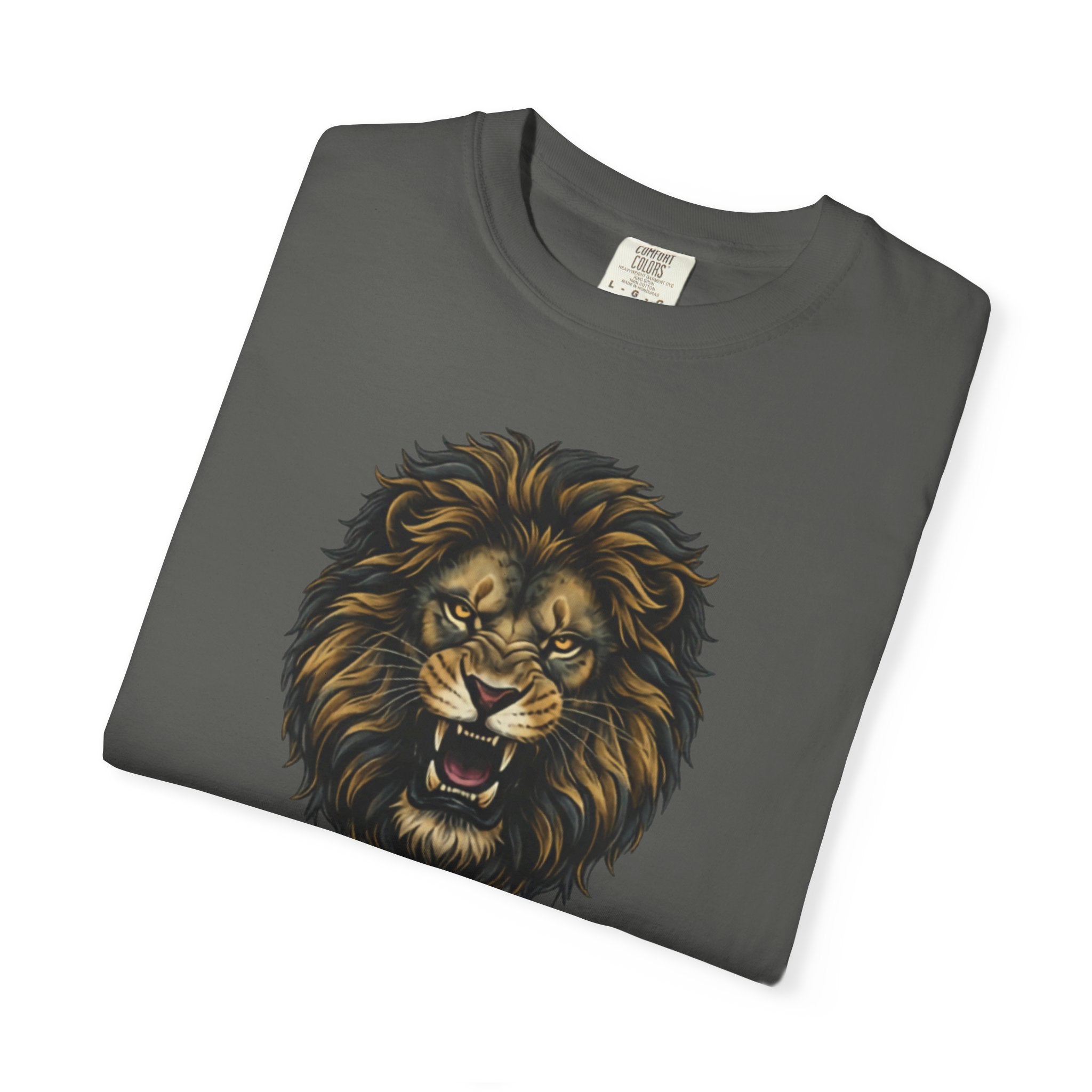 Tough Times Triumph Lion Tee — Garment-Dyed Heavyweight