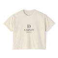 EARN IT DAILY — Garment-Dyed Boxy Tee