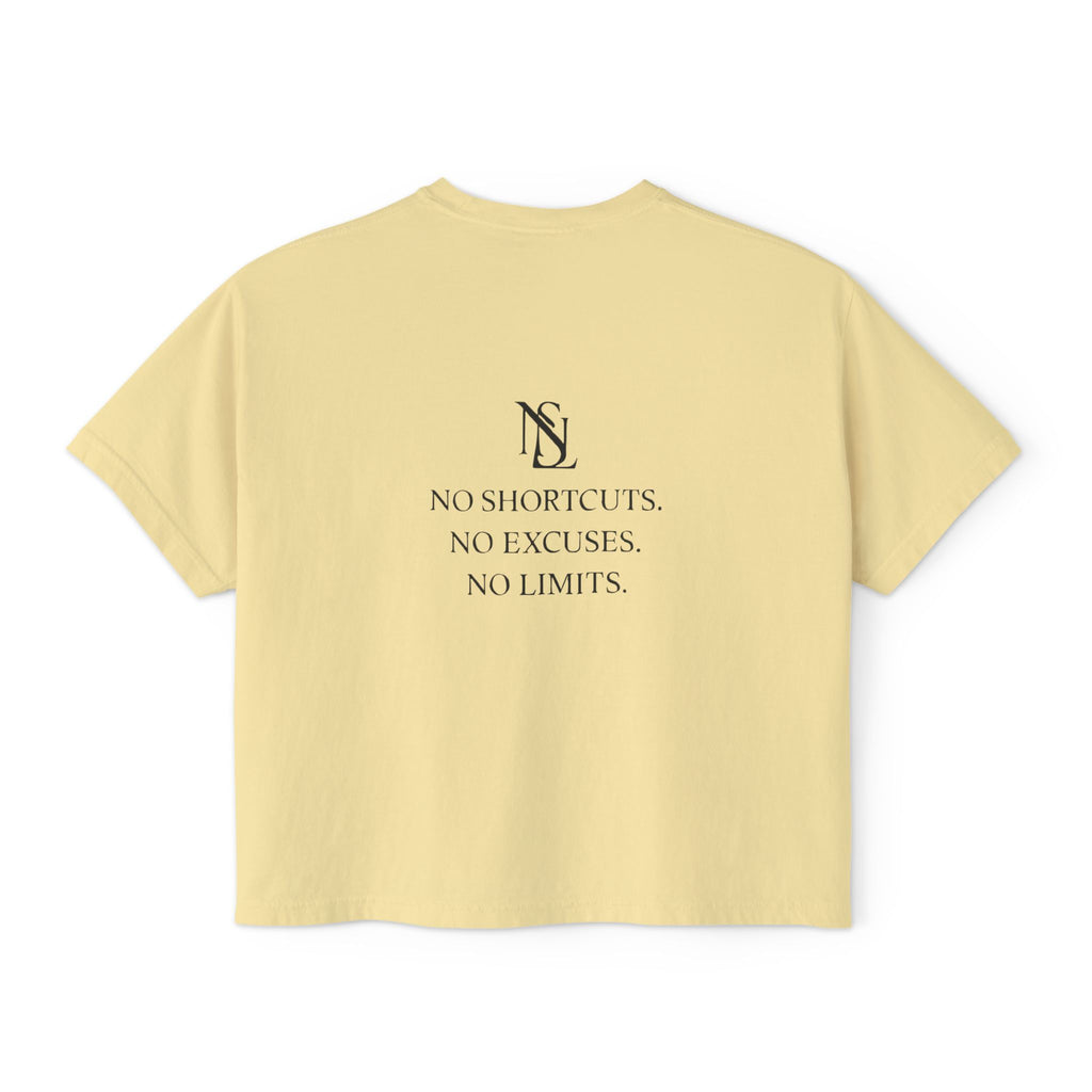 EARN IT DAILY — Garment-Dyed Boxy Tee