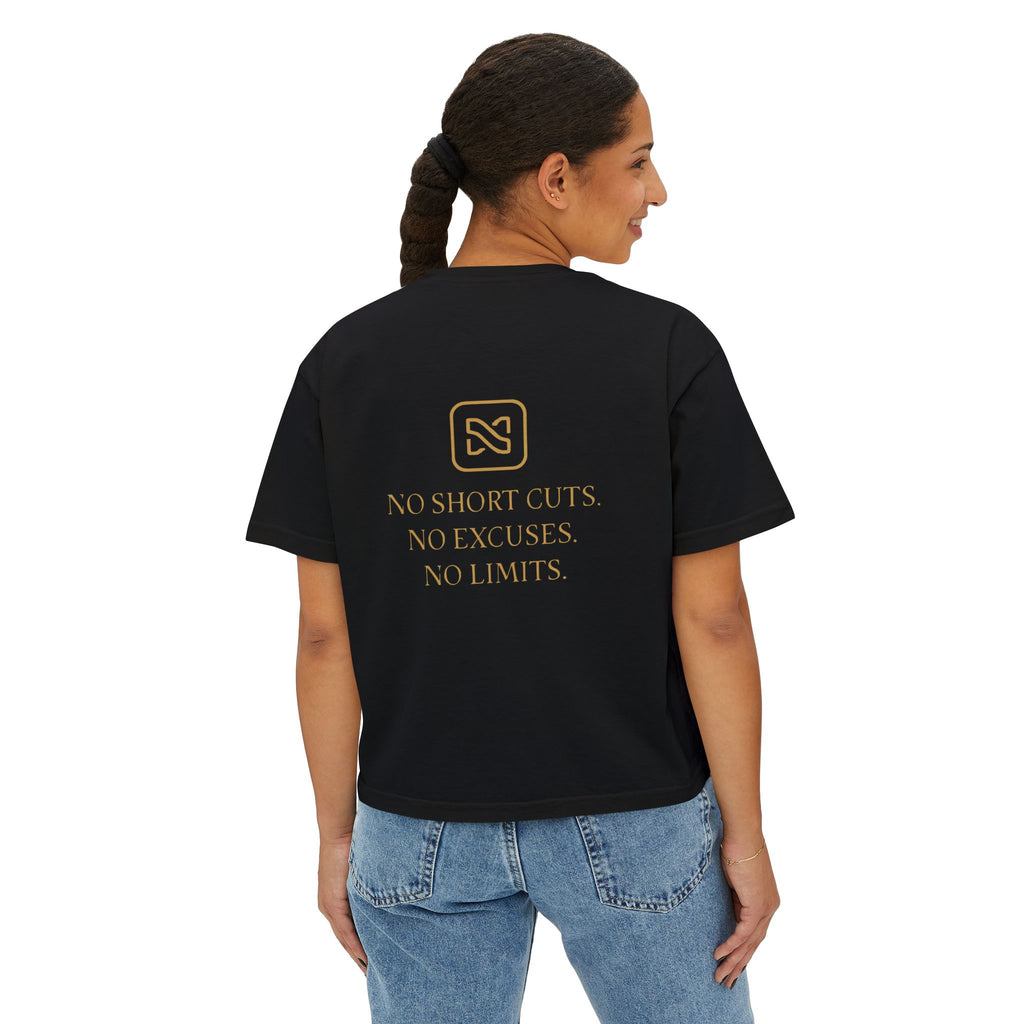 EARN IT DAILY — Garment-Dyed Boxy Tee