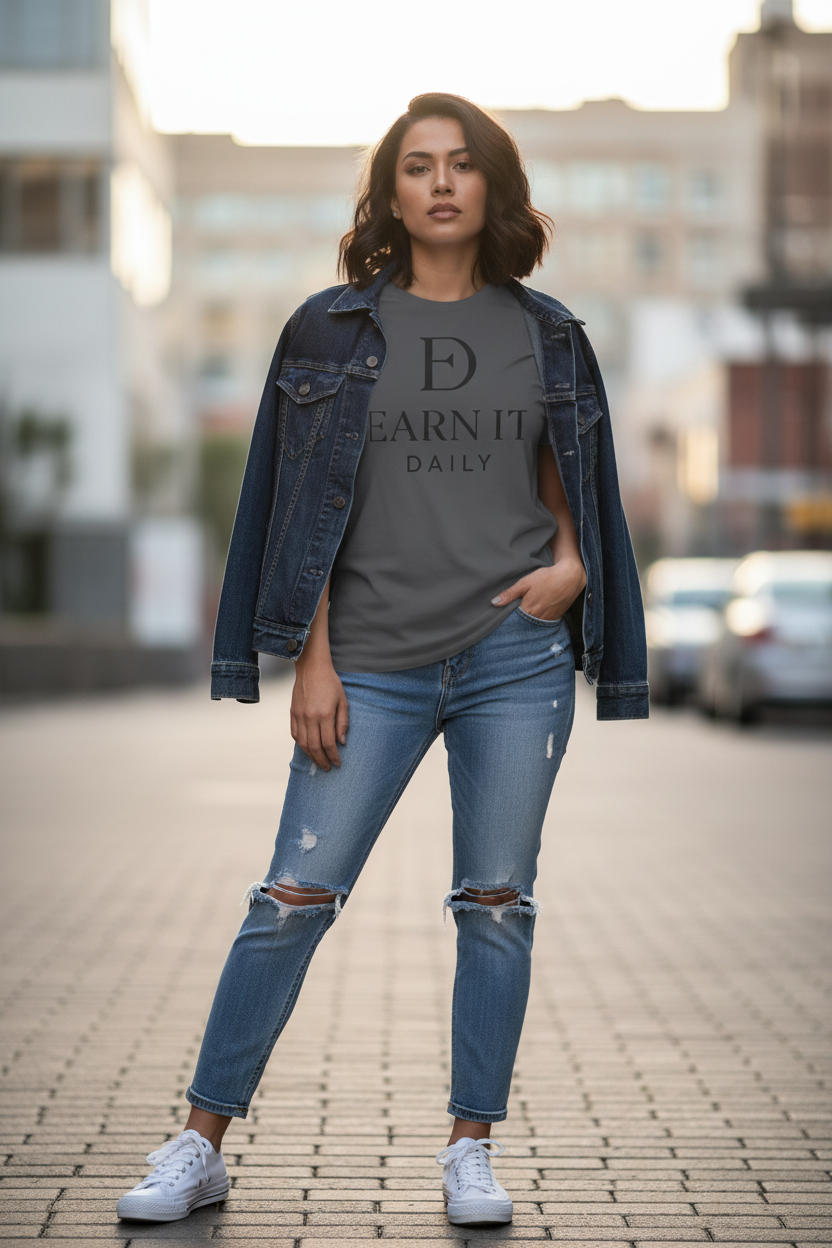 EARN IT DAILY — Women's Tee