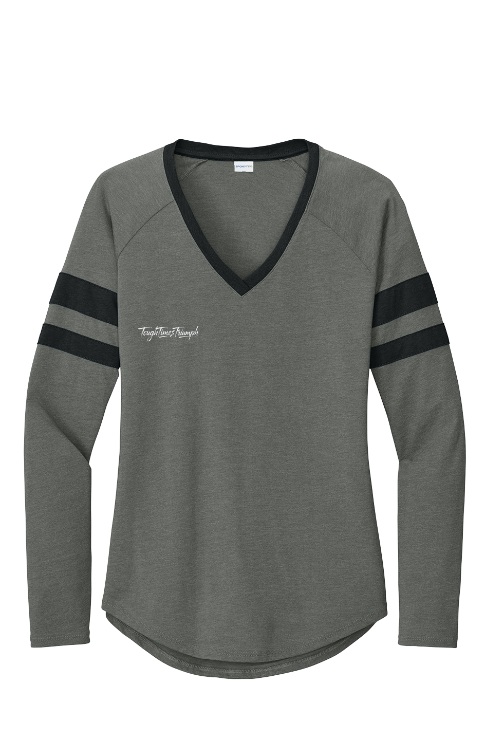 Women's Halftime Stripe V-Neck Tee