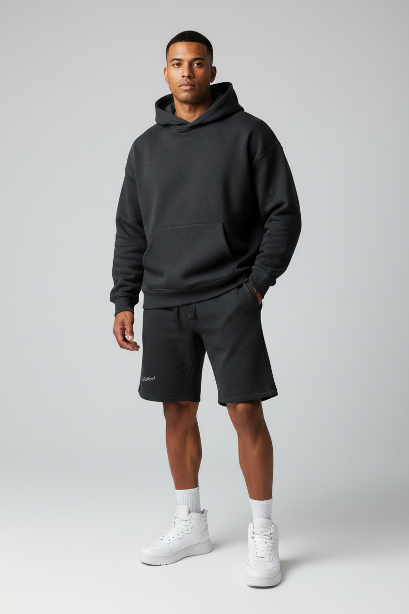 TTT Unisex Premium Shorts, front view — TOUGH TIMES TRIUMPH | Built for those who endure