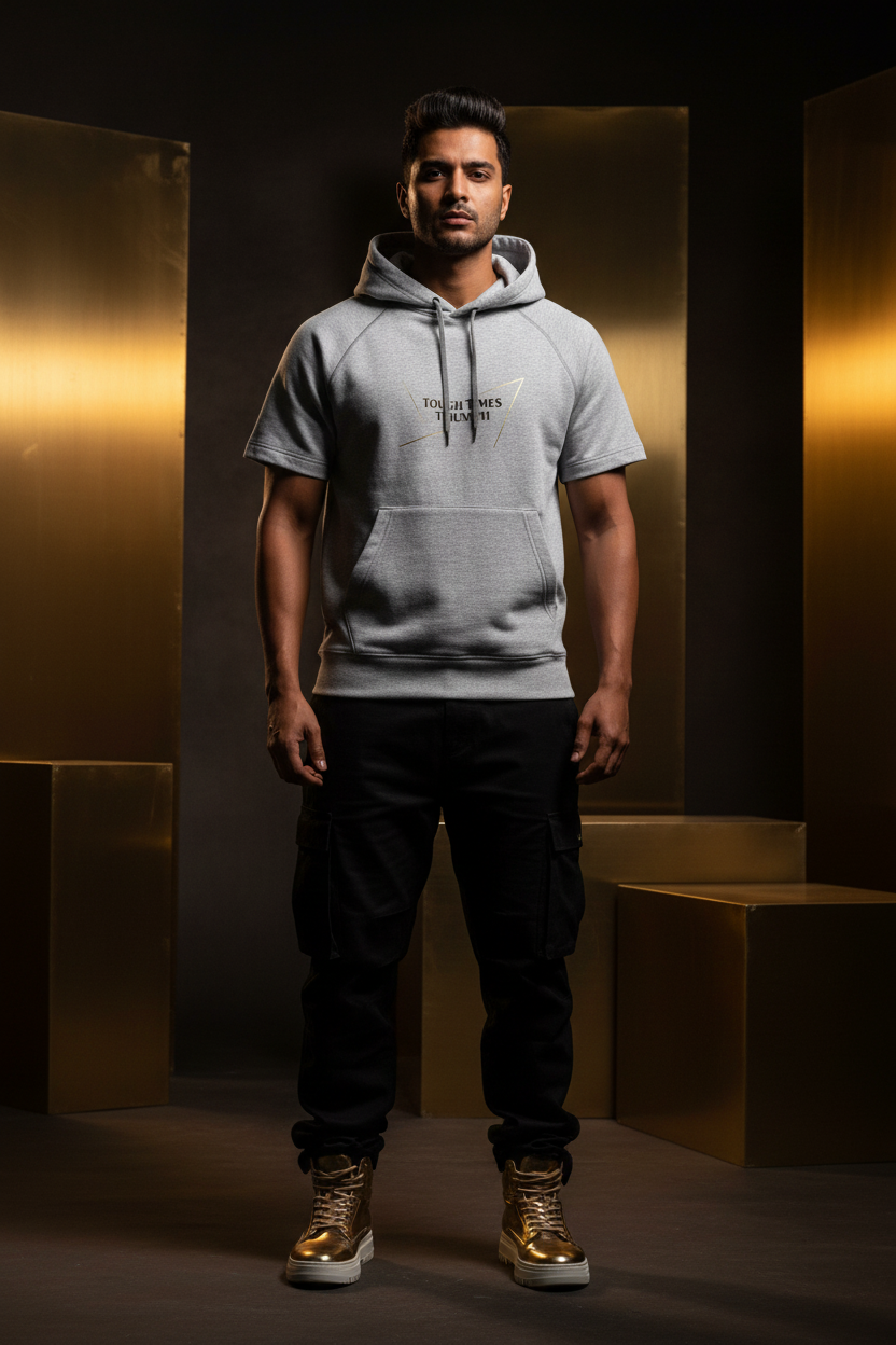 TTT Short-Sleeve Fleece Hoodie