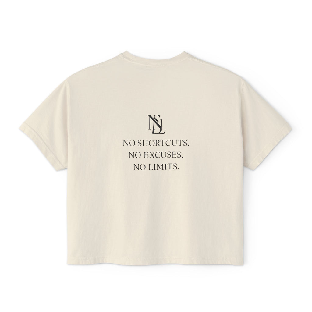 EARN IT DAILY — Garment-Dyed Boxy Tee