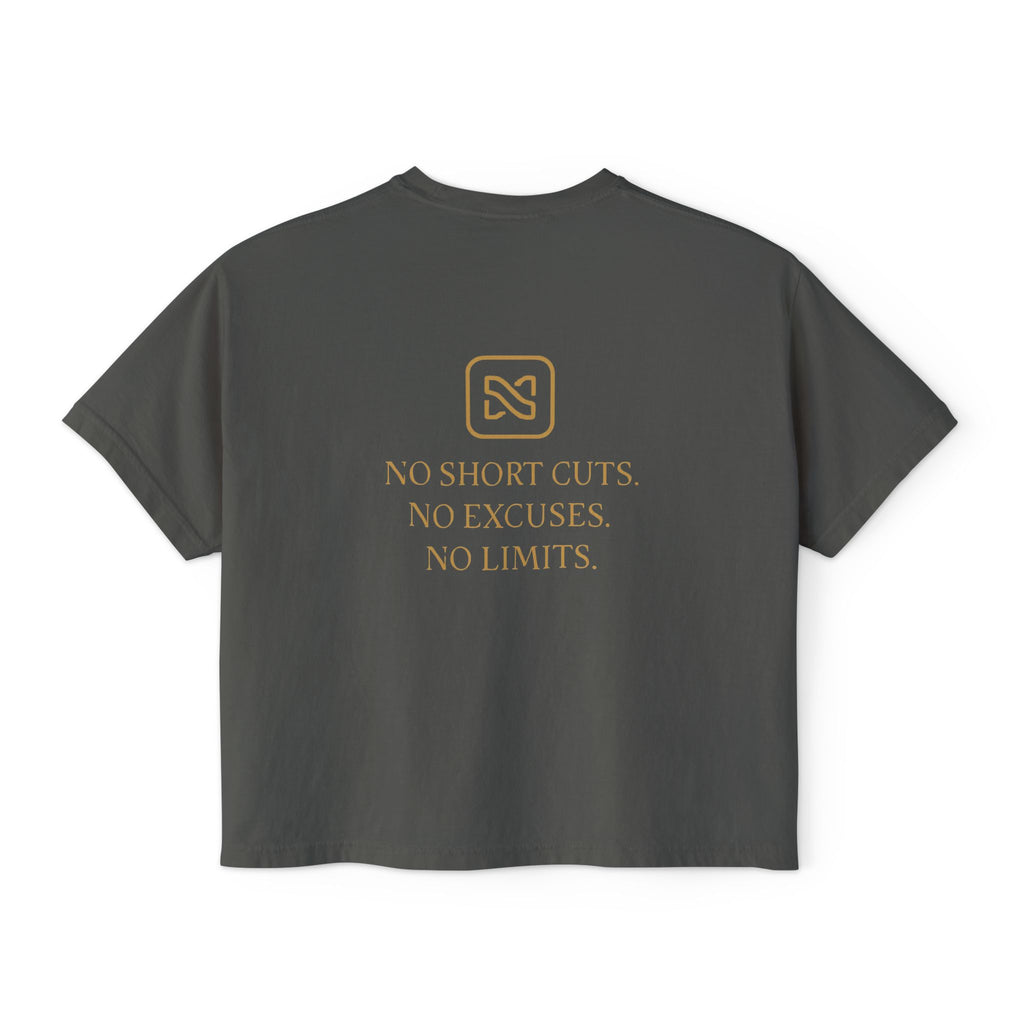EARN IT DAILY — Garment-Dyed Boxy Tee