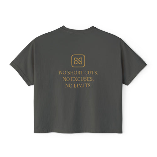 EARN IT DAILY — Garment-Dyed Boxy Tee