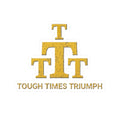 Sticker — Tough Times Triumph Gold Emblem Vinyl Kiss-Cut