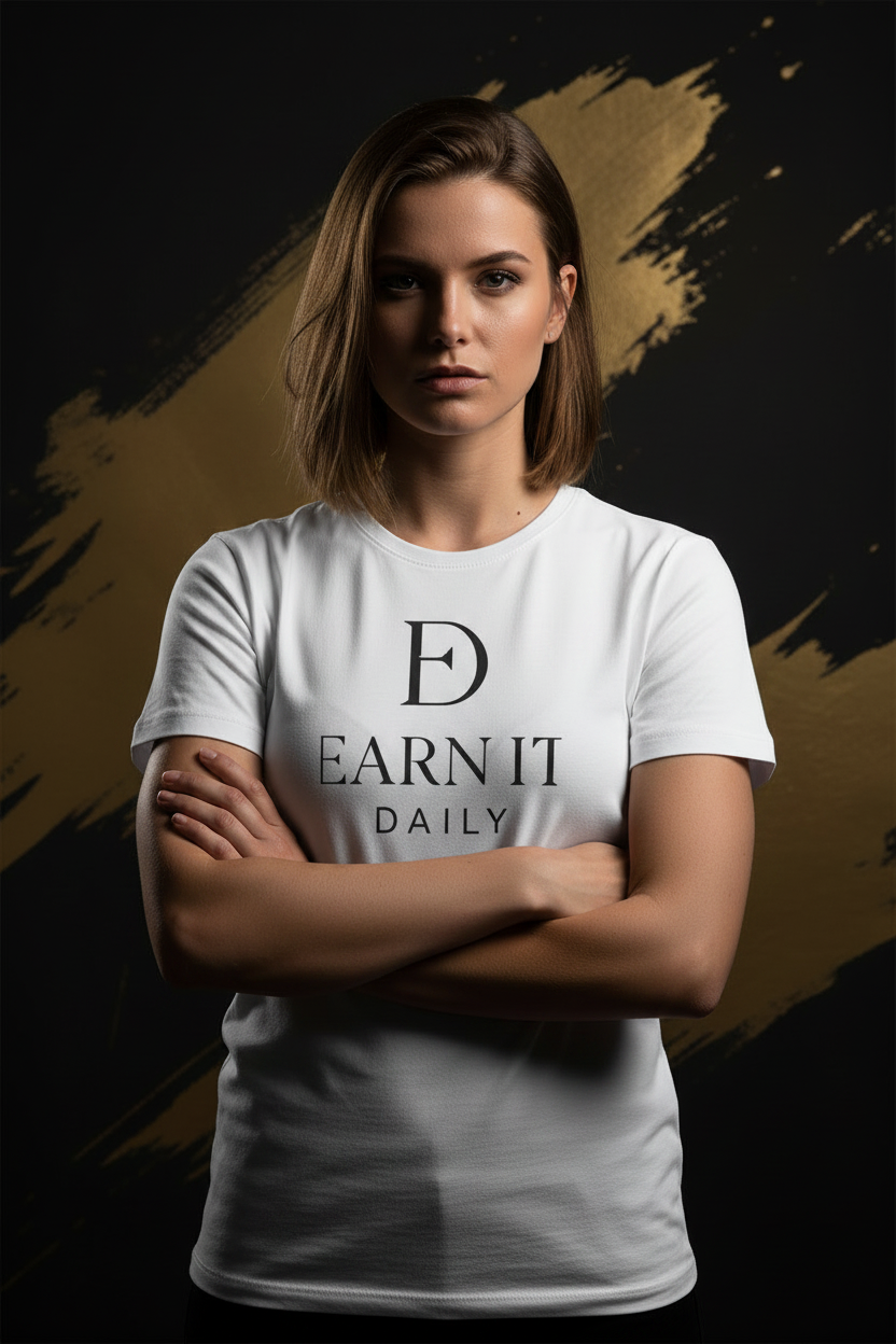 EARN IT DAILY — Women's Tee