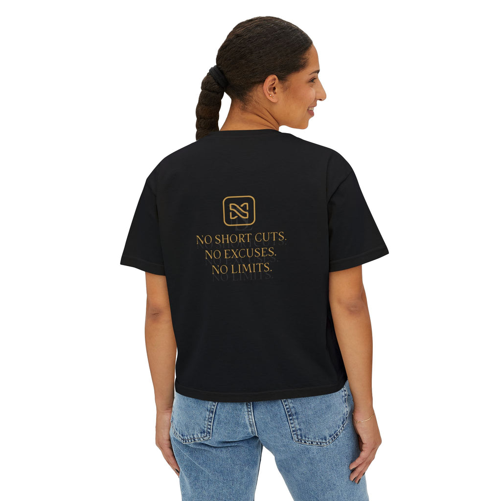 EARN IT DAILY — Garment-Dyed Boxy Tee
