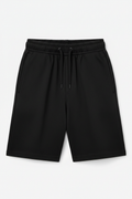 Black French Terry Shorts