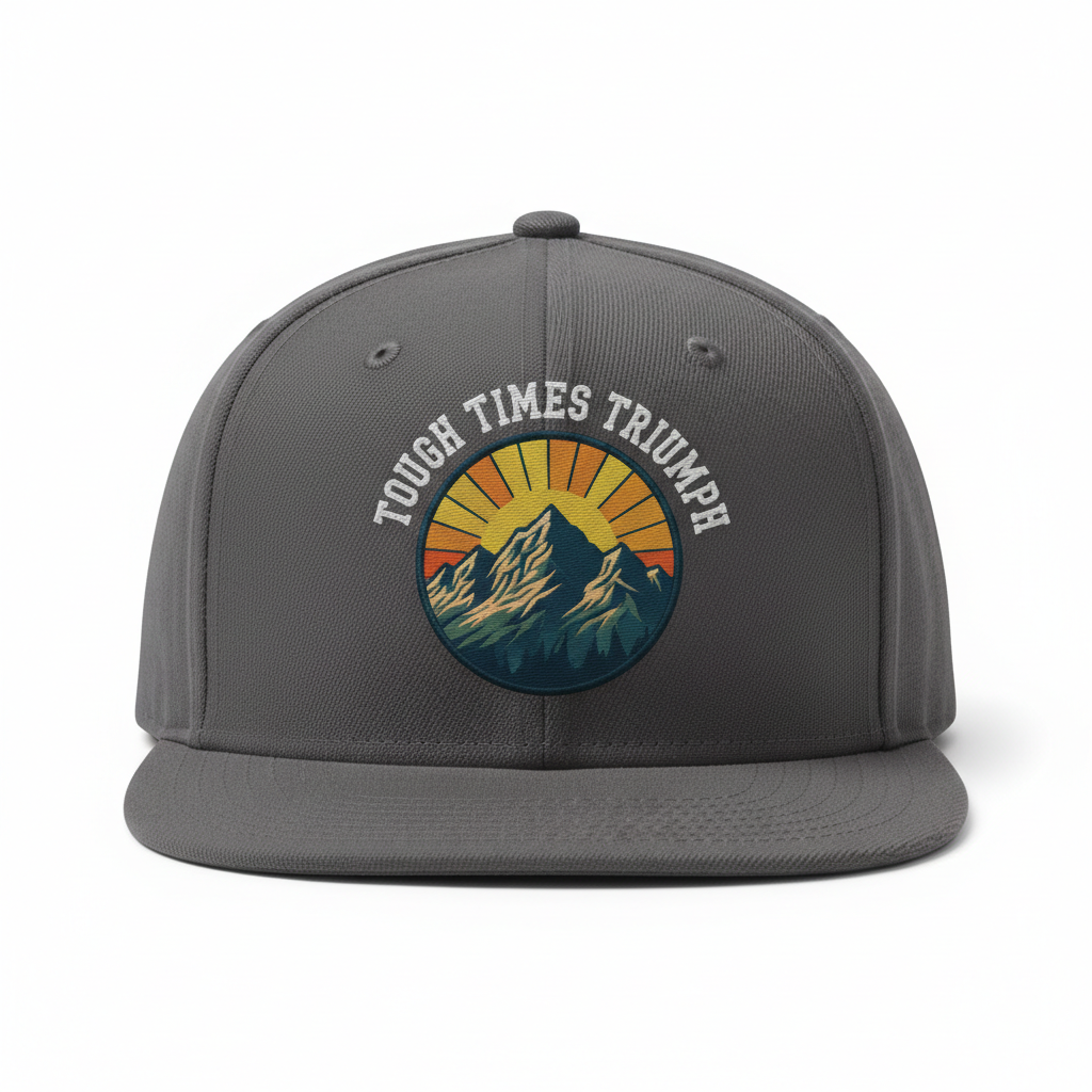 Charcoal Grey Hat - Mountain Summit