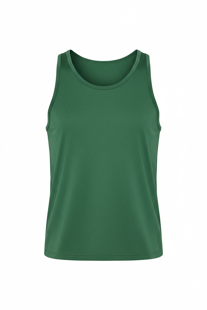 Forest Green Muscle Tank