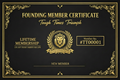 Founding Member Certificate