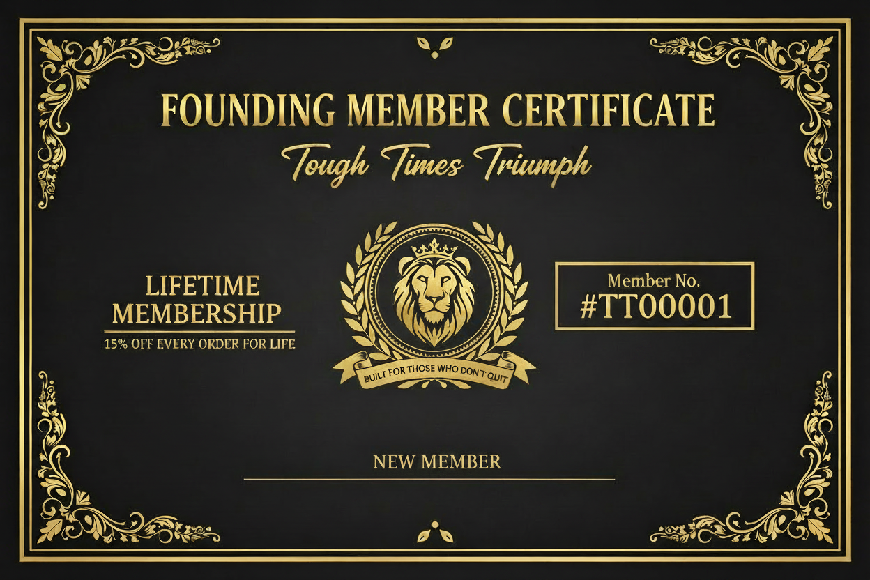 Founding Member Certificate
