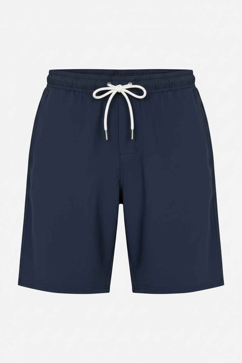 Tough Times Triumph Board Shorts - Navy Plain