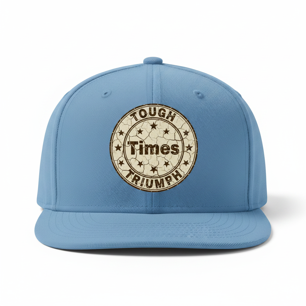 Tough Times Triumph Signature Hat - Baby Blue Snapback