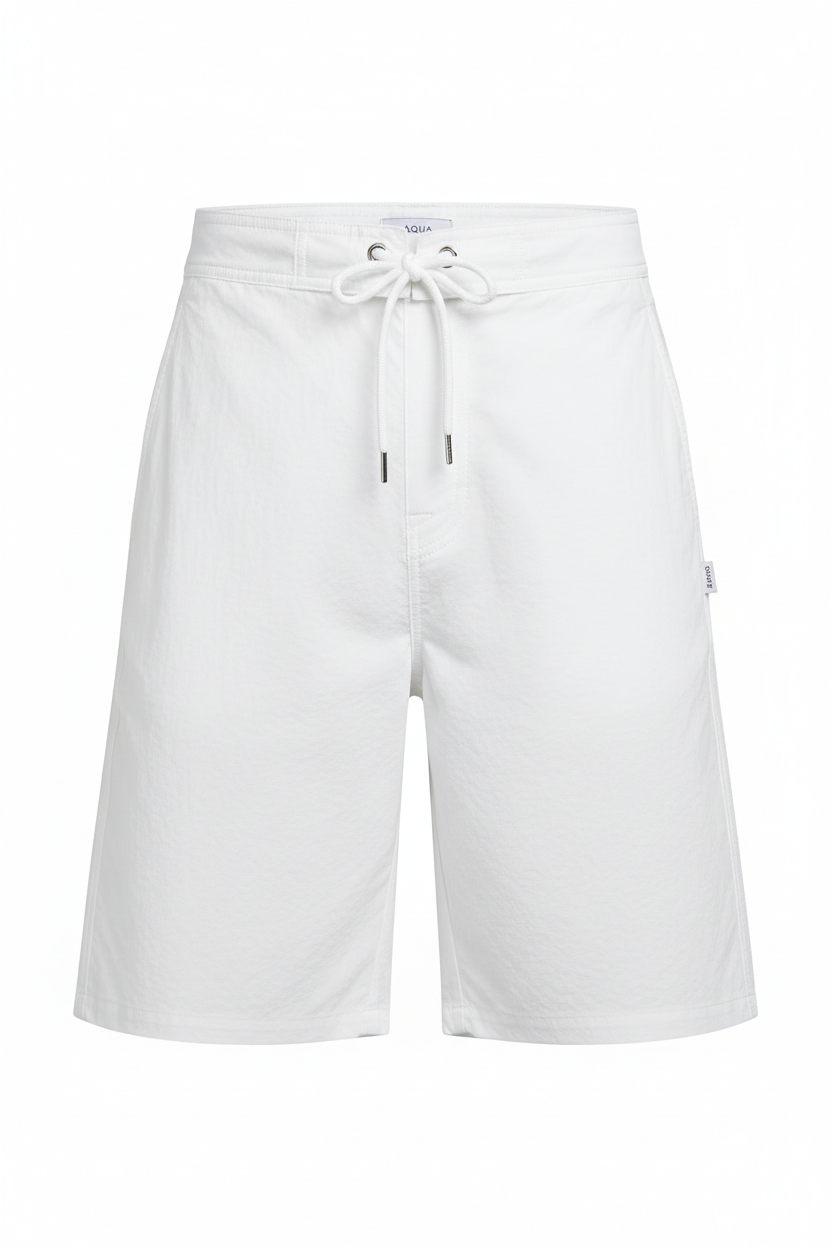 Tough Times Triumph Board Shorts - White Plain