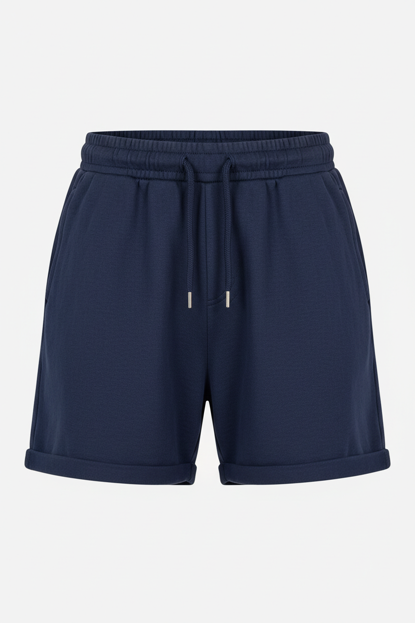 Tough Times Triumph French Terry Shorts - Navy Plain