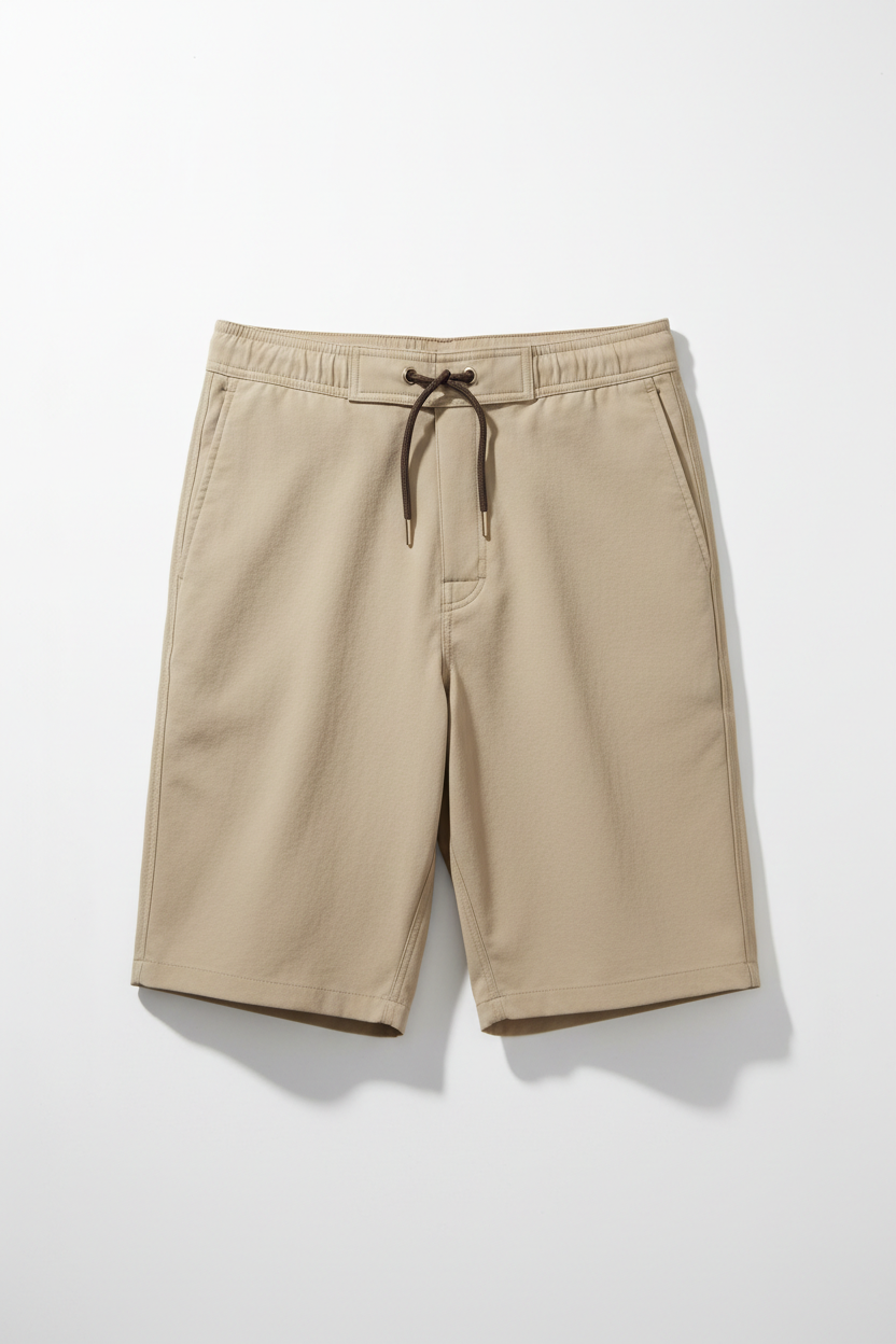 Tough Times Triumph Board Shorts - Sand Beige Plain
